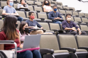 law students in lecture hall